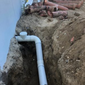 OP Green Plumbing Under Pipes Installation